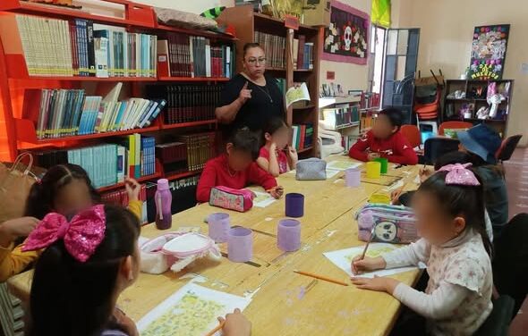 Concluye curso “en primavera la biblioteca te espera” en Tula de Allende