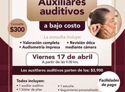 Habrá Jornada de Auxiliares Auditivos en Tepeji del Río