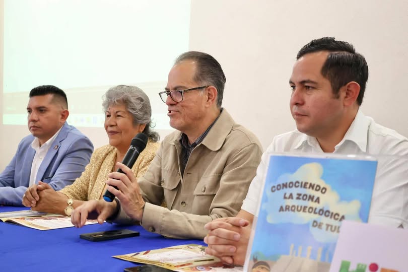 Presentan cuaderno infantil de actividades “Conociendo la Zona Arqueológica de Tula”