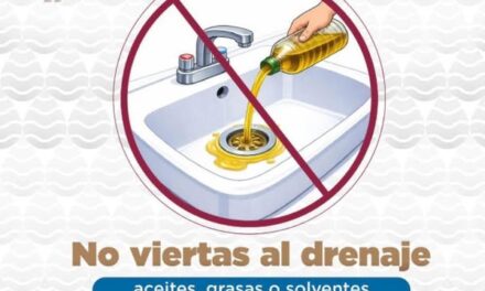 ¿Sabías que verter aceites, grasas o solventes al drenaje dañan gravemente la infraestructura y contaminan el agua?