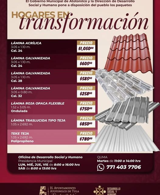Inicia Programa Hogares en Transformación 2026 en Atotonilco de Tula