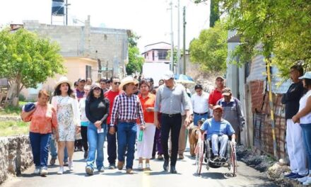 Tula de Allende avanza en materia de infraestructura con la construcción de pavimentación asfáltica de la calle Veintiocho de Octubre