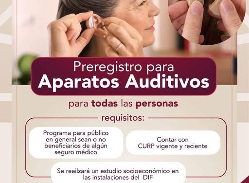 Inicia pre registro para la dotación de aparatos auditivos en Tepeji del Río