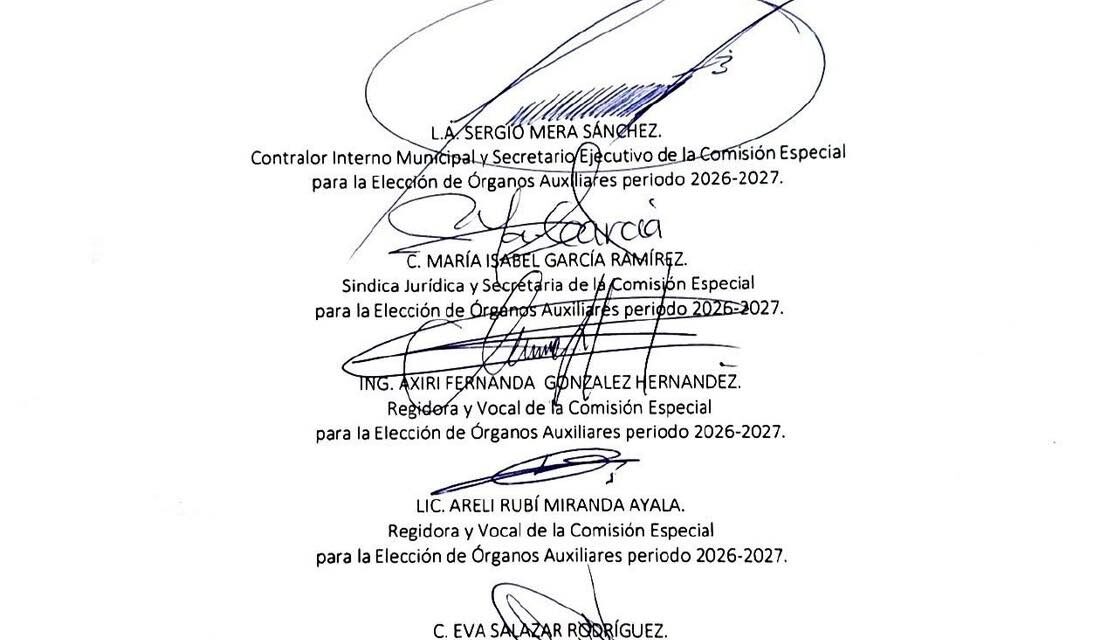 Dictamen emitido por la Comisión Especial para Delegados de Atotonilco de Tula
