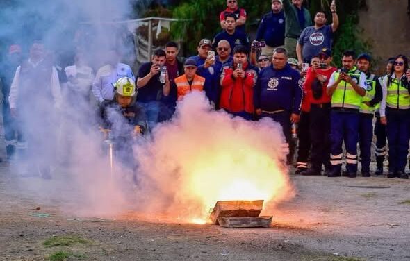 PC Tepeji participa en Curso Integral de Pirotecnia