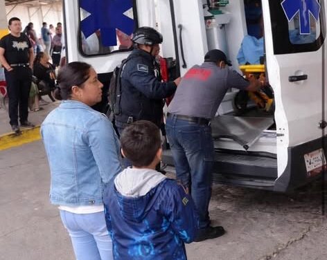 Elementos de PC Tula atienden parto en la Terminal de Microbuses