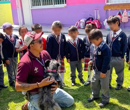 Fomentan el cuidado responsable de los animale entre alumnos del Jardín de Niños “Gral. Mariano Escobedo”