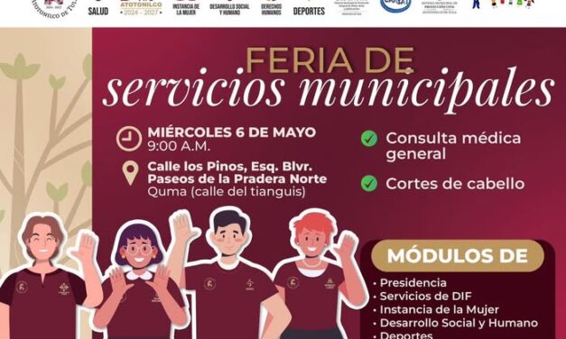 La Feria de Servios Municipales de Atotonilco de Tula llega a Quma