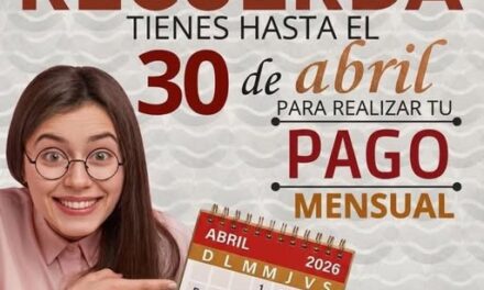 Evita filas de último momento o recargos innecesarios realizando el pago de tu servicio de agua potable antes de que termine el mes
