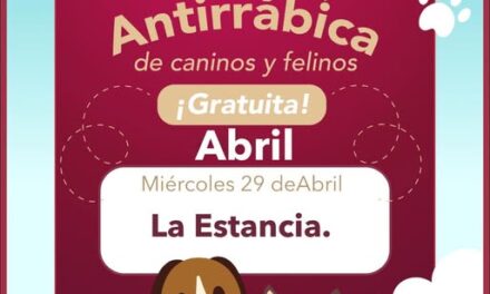 La Unidad Móvil de vacunación antirrábica continúa visitando las comunidades de Tepeji del Río