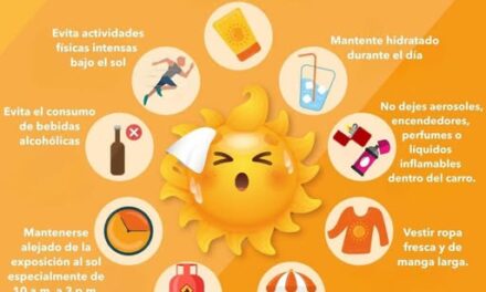 Ante la presente ola de calor, Protección Civil y Bomberos de Tepeji te brinda las siguientes recomendaciones