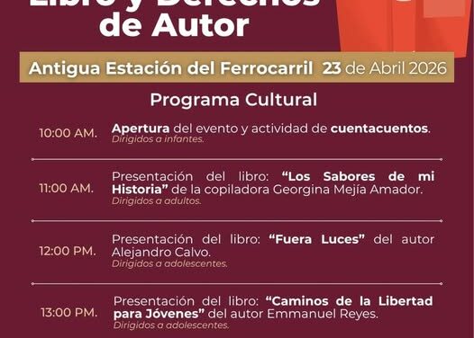 Conmemorarán el Día Internacional del Libro y Derechos de Autor en Tula de Allende