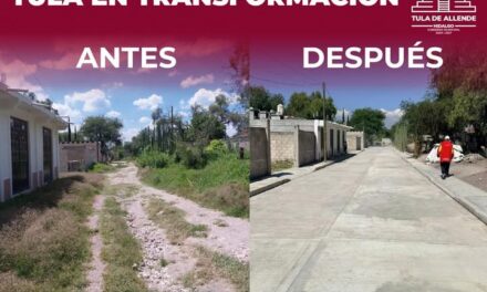 Mejoran infraestructura en comunidades de Tula de Allende