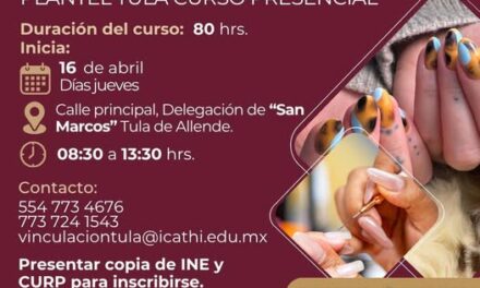 Aún estás a tiempo de participar en el curso de arte y diseños de uñas
