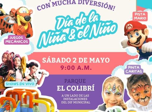 Tepeji del Río festejará a la niñez en el Parque El Colibrí