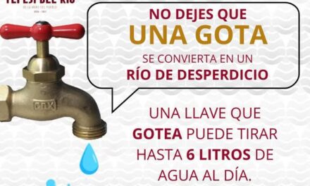 ¡No dejes que el agua se nos escape de las manos!