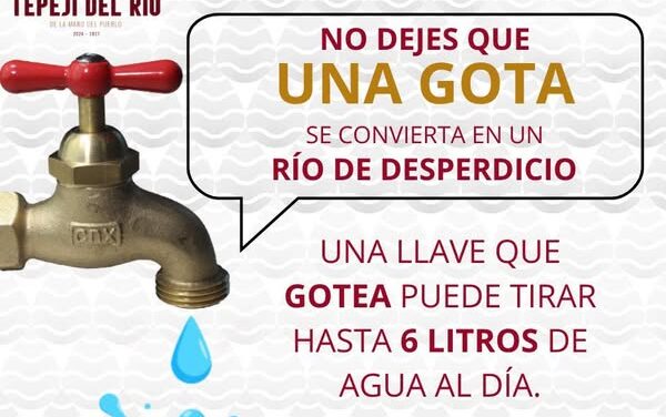 ¡No dejes que el agua se nos escape de las manos!