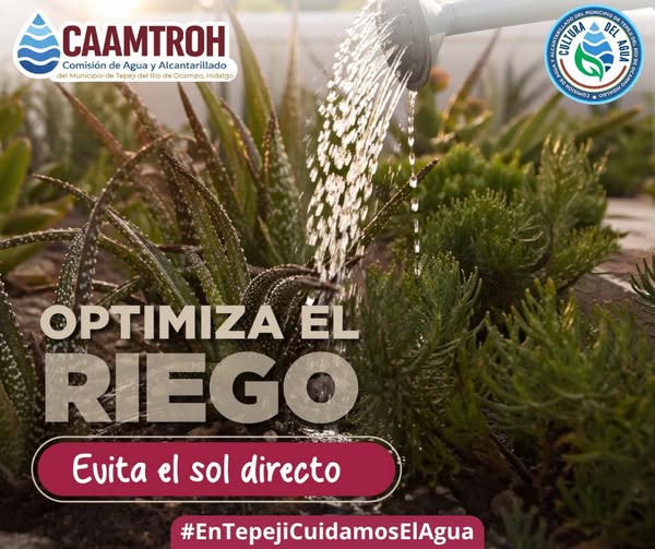 La CAAMTROH emite las siguientes recomendaciones para cuidar el agua