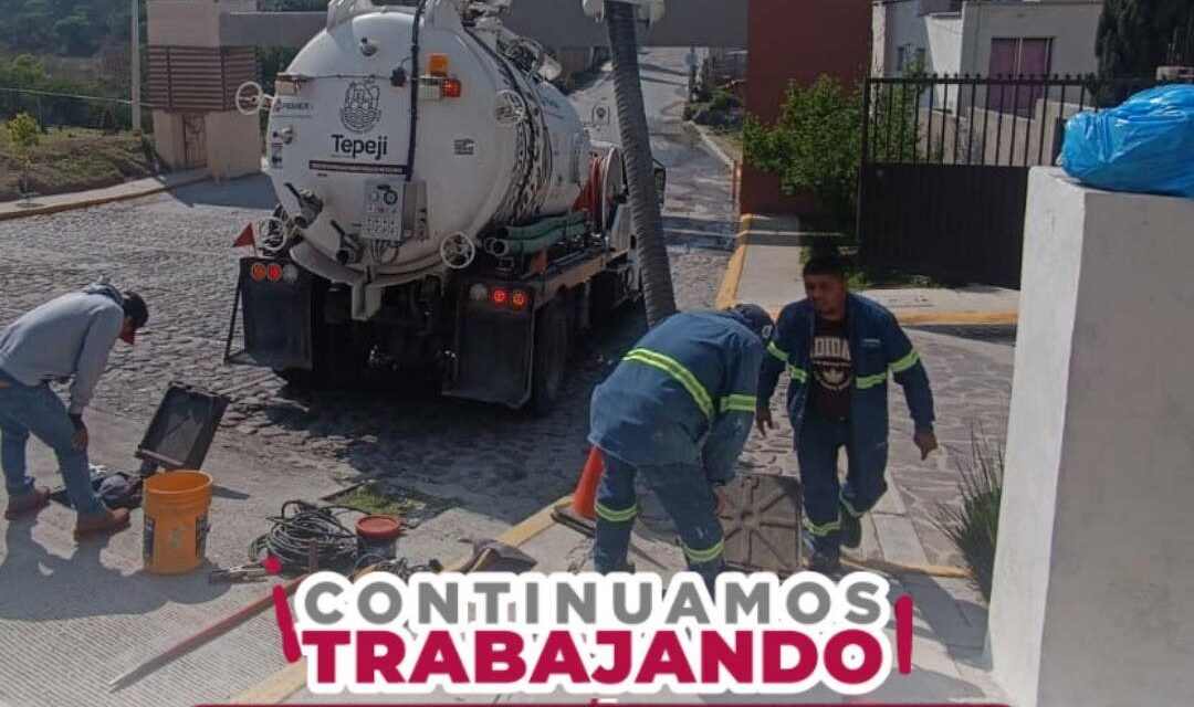 Realizan mantenimiento preventivo a infraestructura hidráulica en Cumbres del Real