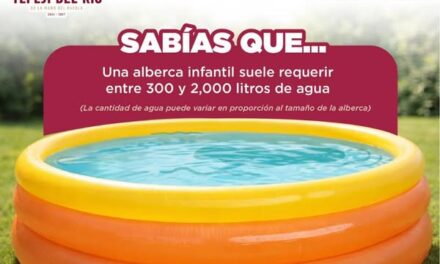 La Comisión de Agua Tepeji te invita a evitar el uso de albercas caseras