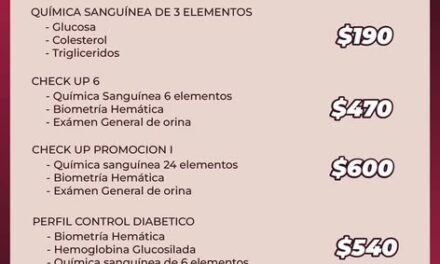 Conoce las Promociones de Laboratorio vigentes durante el mes de mayo en la UBR de Atotonilco de Tula