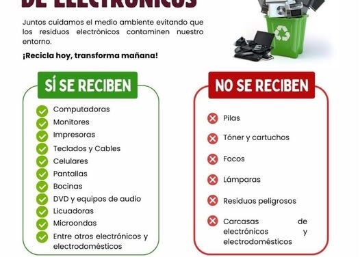 Continúa Campaña de Recolección de Electrónicos y Electrodomésticos en Tepeji del Río