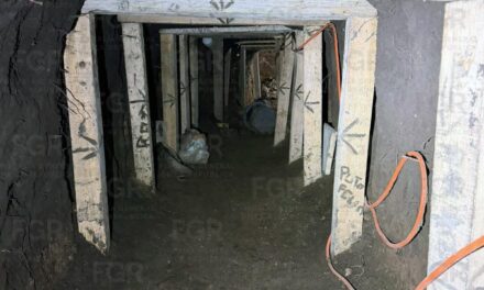 EN CATEO, FGR ASEGURA E INHABILITA TÚNEL EN DUCTO DE PEMEX, EN PACHUCA