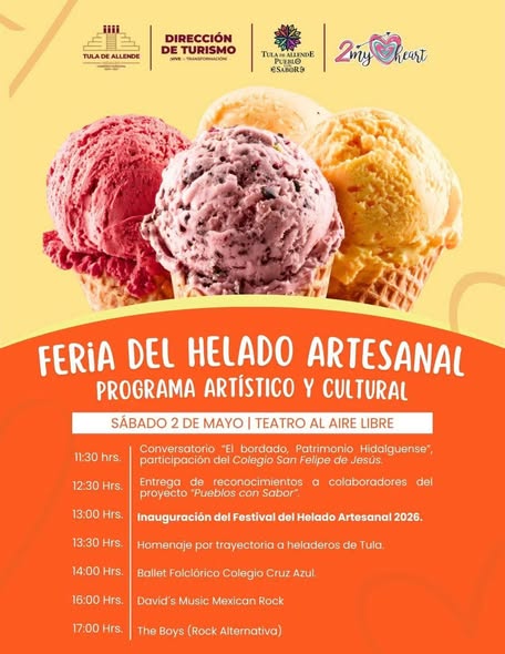 Aún estás a tiempo de vivir una experiencia única en la Feria del Helado Artesanal en Tula de Allende