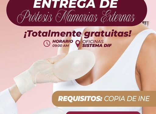 Entregarán prótesis mamarias externas en Atotonilco de Tula