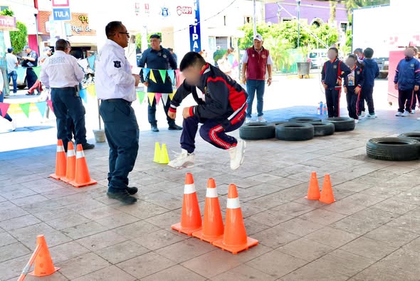 «Ciudad policía» visita Tula de Allende