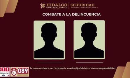 Detienen a dos adolescentes de 14 y 15 años de edad, por agresión con arma de fuego en Tula