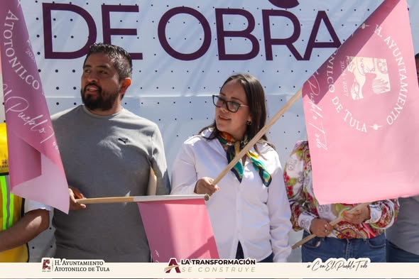 Inician trabajos de rehabilitación en la calle 16 de Septiembre en Atotonilco de Tula