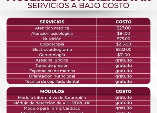 Jornada “Mujeres con bienestar” llega a Tula de Allende