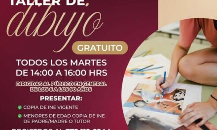 Invitan a participar en el Taller de Dibujo gratuito en Atotonilco de Tula