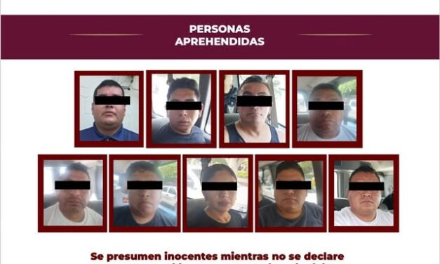 Detienen a nueve policías municipales de Progreso de Obregón investigados por homicidio doloso calificado y lesiones