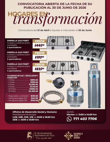 Continúa abierta la convocatoria «Hogares en Transformación» en Atotonilco de Tula