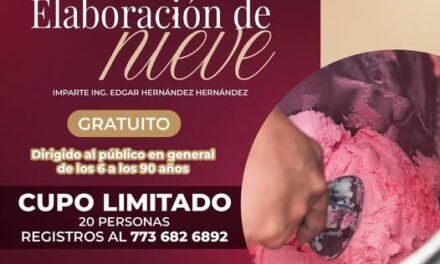 DIF Atotonilco invita al taller de elaboración de Nieve