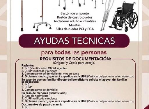 Abren registro al programa de gestión de ayudas técnicas en Tepeji del Río