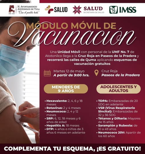 Unidad móvil de vacunación recorrerá las calles de Quma