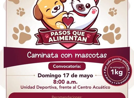 El Gobierno Municipal de Tepeji del Río te invita a ser parte la caminata “Pasos que Alimentan”
