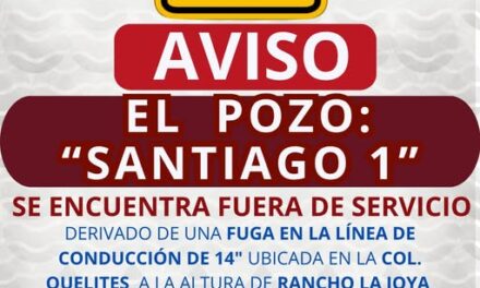 La Comisión del Agua Tepeji atiende reporte de fuga de agua