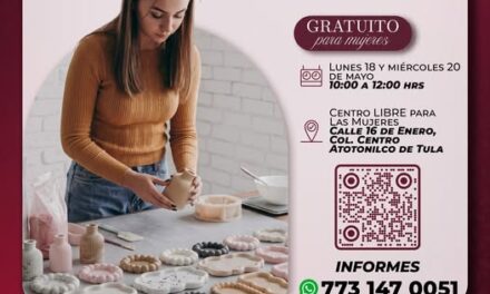 Invitan a participar en el taller de Figuras Decorativas de Cemento en Atotonilco de Tula