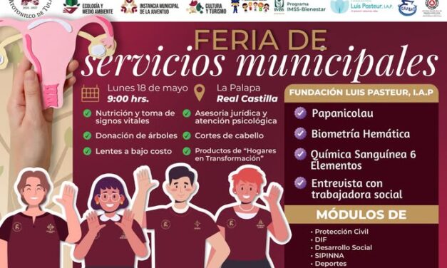 La Feria de Servicios Municipales llega a Atotonilco de Tula