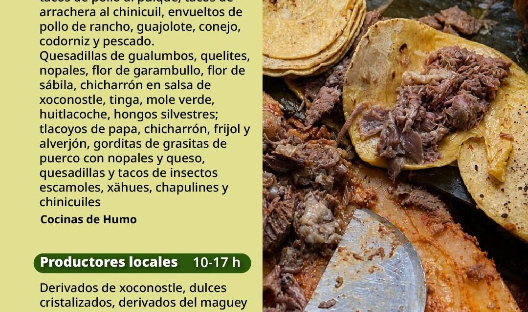 Tula estará presente en el Complejo Cultural los Pinos para demostrar su sabor, cultura y tradición
