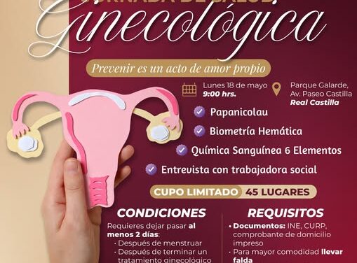 Habrá Jornada de Salud ginecológica en Atotonilco de Tula