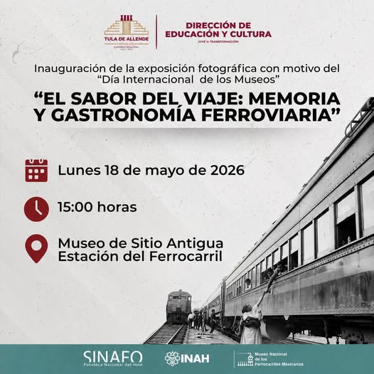 Sumérgete en una en una exposición que remonta a la gastronomía durante los tiempos ferroviarios