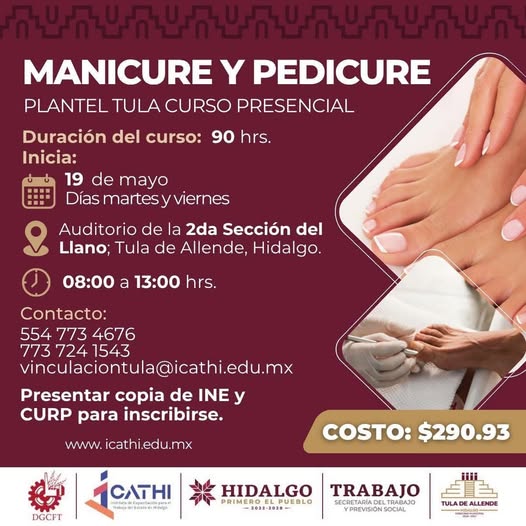Fomentan el autoempleo en Tula de Allende, con curso de manicure y pedicure