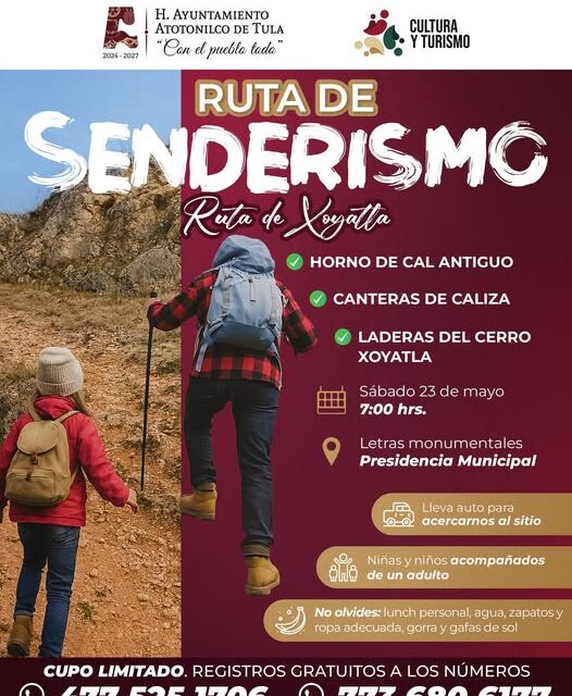 Conoce la ruta de senderismo hacia el Cerro Xoyatla en Atotonilco de Tula
