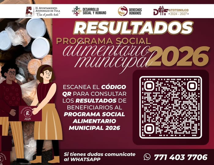 Consulta los resultados del Programa Alimentario Municipal de Tepeji del Río
