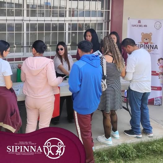 SIPPINA Tepeji fortalece acciones de prevención entre las y los jóvenes